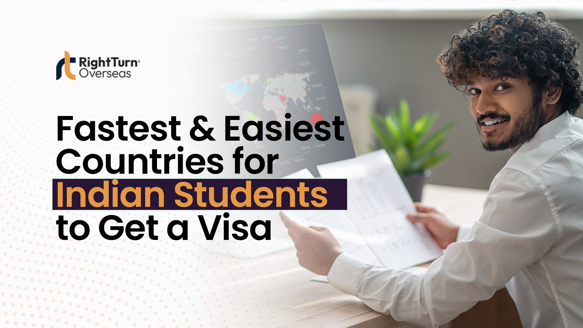 Indian students applying for a study visa with documents